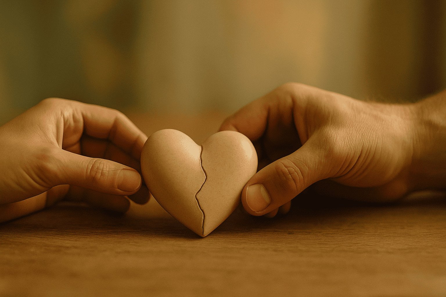 Imagen emotiva que representa la reparación emocional tras la traición; ideal para la cabecera del artículo. Perdonar para sanar